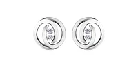 10K White Gold 0.20cttw Diamond Earrings