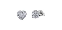 14K White Gold 0.33cttw Diamond Earrings