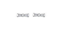 10K White Gold 0.12cttw Diamond Earrings