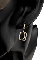 14K Yellow Gold 0.18cttw Diamond Earrings