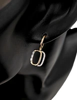 14K Yellow Gold 0.18cttw Diamond Earrings