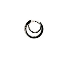 10K Gold 0.05 cttw Diamond Hoop Earrings - Yellow Gold