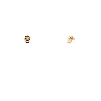 10K Lab Grown Diamond Bezel Stud Earrings - Gold / Pear