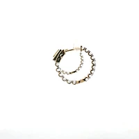 10K Gold 1.00cttw Lab Grown Diamond Huggie / Hoop Earrings