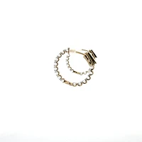 10K Gold 1.00cttw Lab Grown Diamond Huggie / Hoop Earrings