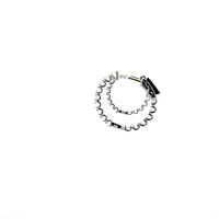 10K White Gold 0.50cttw Lab Grown Diamond Huggie / Hoop Earrings