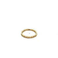 10K White or Yellow Gold Infinity Ring - /