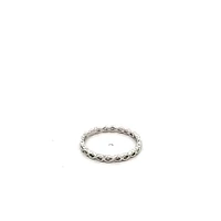 10K White or Yellow Gold Infinity Ring - /