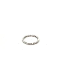 10K White or Yellow Gold Infinity Ring - /
