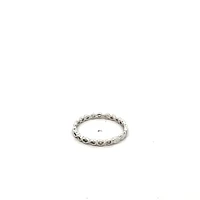 10K White or Yellow Gold Infinity Ring - /