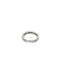 10K White Gold 0.15cttw Diamond Infinity Ring - /