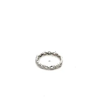 10K White Gold 0.15cttw Diamond Infinity Ring - /