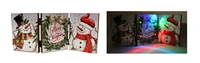 LED MDF 3 Panel Table Top Christmas   Decor