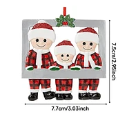 Personalized Family Christmas Tree Ornament