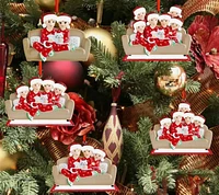 Personalized Cat Family Christmas Tree Ornament - 2 People