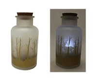Tree Designed Bottle with Spinning Deer