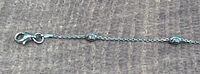 925 Sterling Silver 3.0mm Ball Link Bracelet  -  7.25 Inches