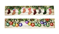 LED MDF 2 Piece Christmas  Decor - Sold Separately