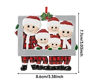 Personalized Family Christmas Tree Ornament