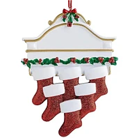 Personalized Stocking Christmas Tree Ornament - 2 People