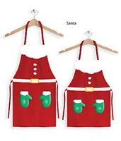Mommy & Me Apron Set - Santa