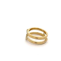 14K White, Yellow or Rose Gold 0.165cttw Diamond Ring - Lab Grown Diamonds /