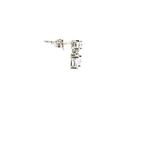 10K White Gold 0.76cttw Lab Grown Diamond Earrings