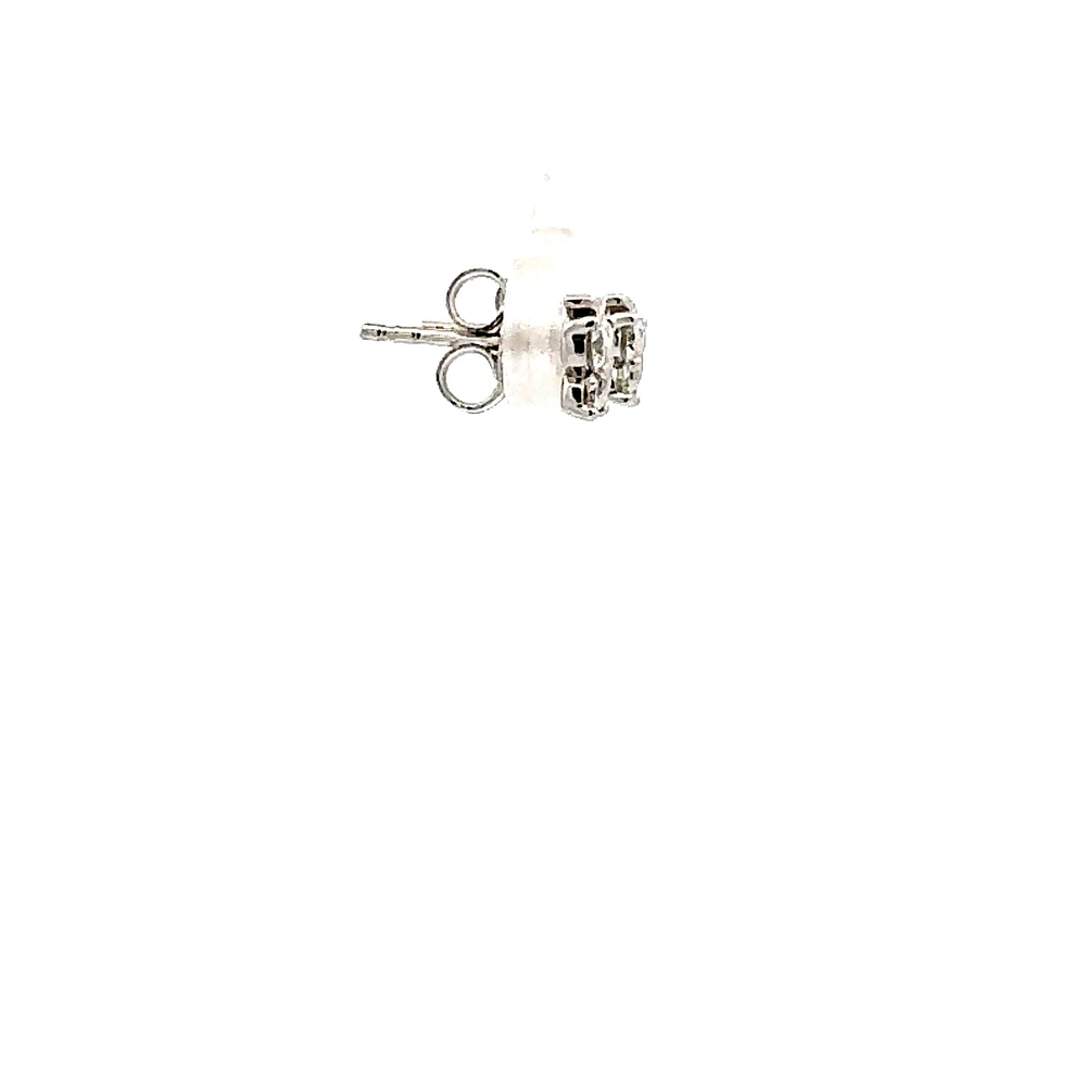 10K White Gold 0.34cttw Lab Grown Diamond Butterfly Earrings
