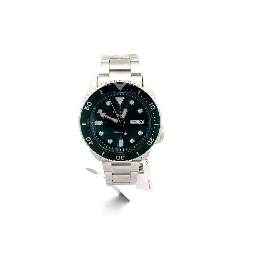 Seiko 5 Sports Sports Stainless Steel Automatic Watch SRPD61K1F - Shipping Immediately