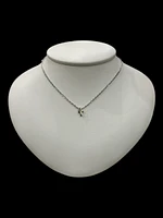 Stainless Steel 8.5X6mm Cross Pendant - 18"