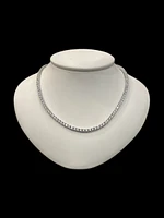 925 Sterling Silver 18" 3mm Cubic Zirconia Chain