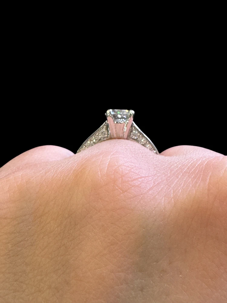 14K White Gold 1.82cttw Diamond Engagement Ring