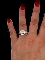 14K White Gold 1.61cttw Diamond Engagement Ring