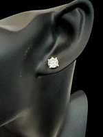 14K Yellow Gold 1.00cttw Lab Grown Diamond Stud Earrings