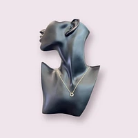 10K Yellow Gold 0.097 Canadian Diamond Infinity Pendant - 18"