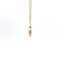10K Yellow Gold 0.097 Canadian Diamond Infinity Pendant - 18"