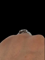 14K White Gold cttw White Diamond Ring