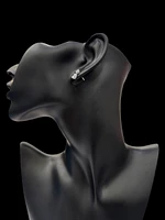 10K White Gold 0.76cttw Lab Grown Diamond Earrings