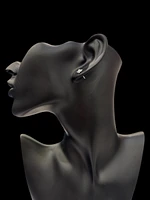 10K White Gold 0.34cttw Lab Grown Diamond Butterfly Earrings