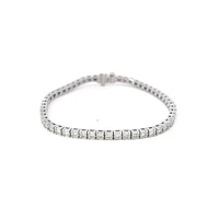 10K White Gold 2.00cttw Diamond Tennis Bracelet