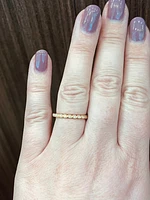 10K Yellow Gold 0.07cttw Diamond Ring