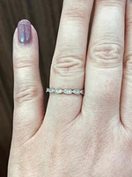 10K White Gold 0.20cttw Diamond Band