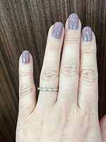 10K White Gold 0.20cttw Diamond Band