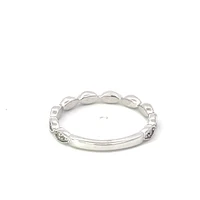 10K White Gold 0.20cttw Diamond Band