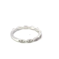 10K White Gold 0.20cttw Diamond Band