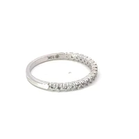 10K White Gold White Topaz Ring