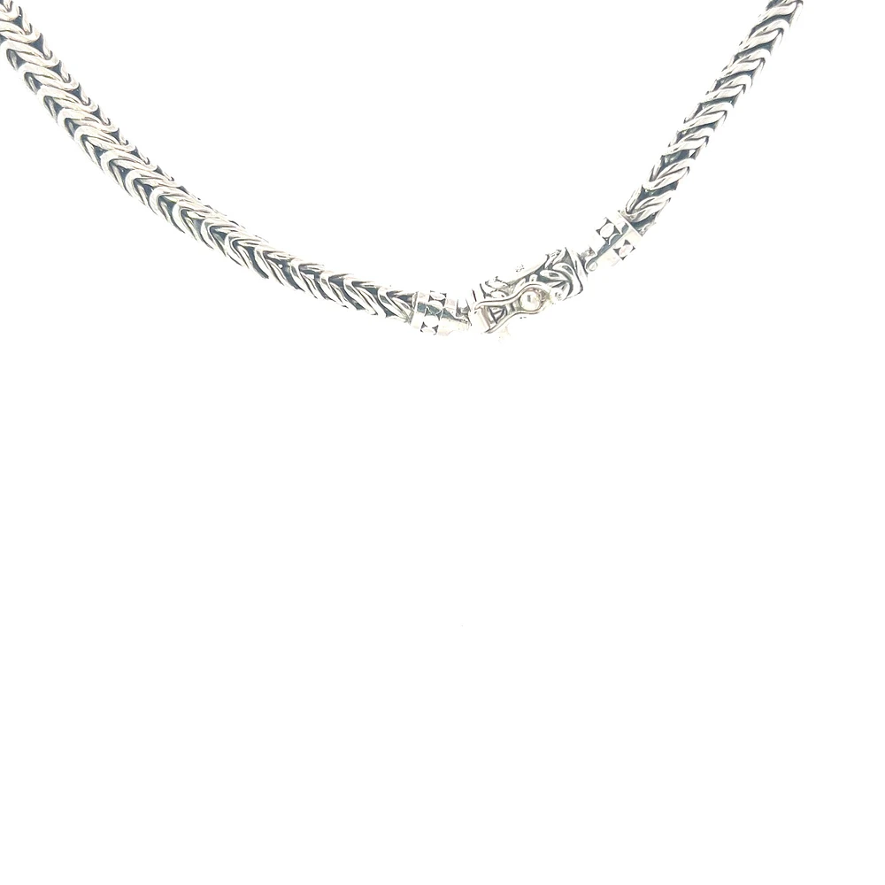 925 Sterling Silver 6.2mm King's Link Chain - 20 Inches