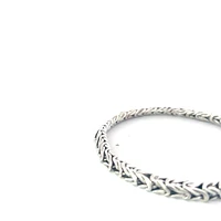 925 Silver 5.25mm King's Link Bracelet  - 8.5 Inches