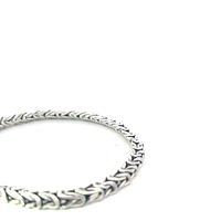 925 Silver 5.25mm King's Link Bracelet  - 8.5 Inches