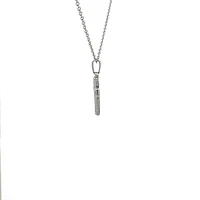 Stainless Steel 20X14mm Cross Pendant - 18"
